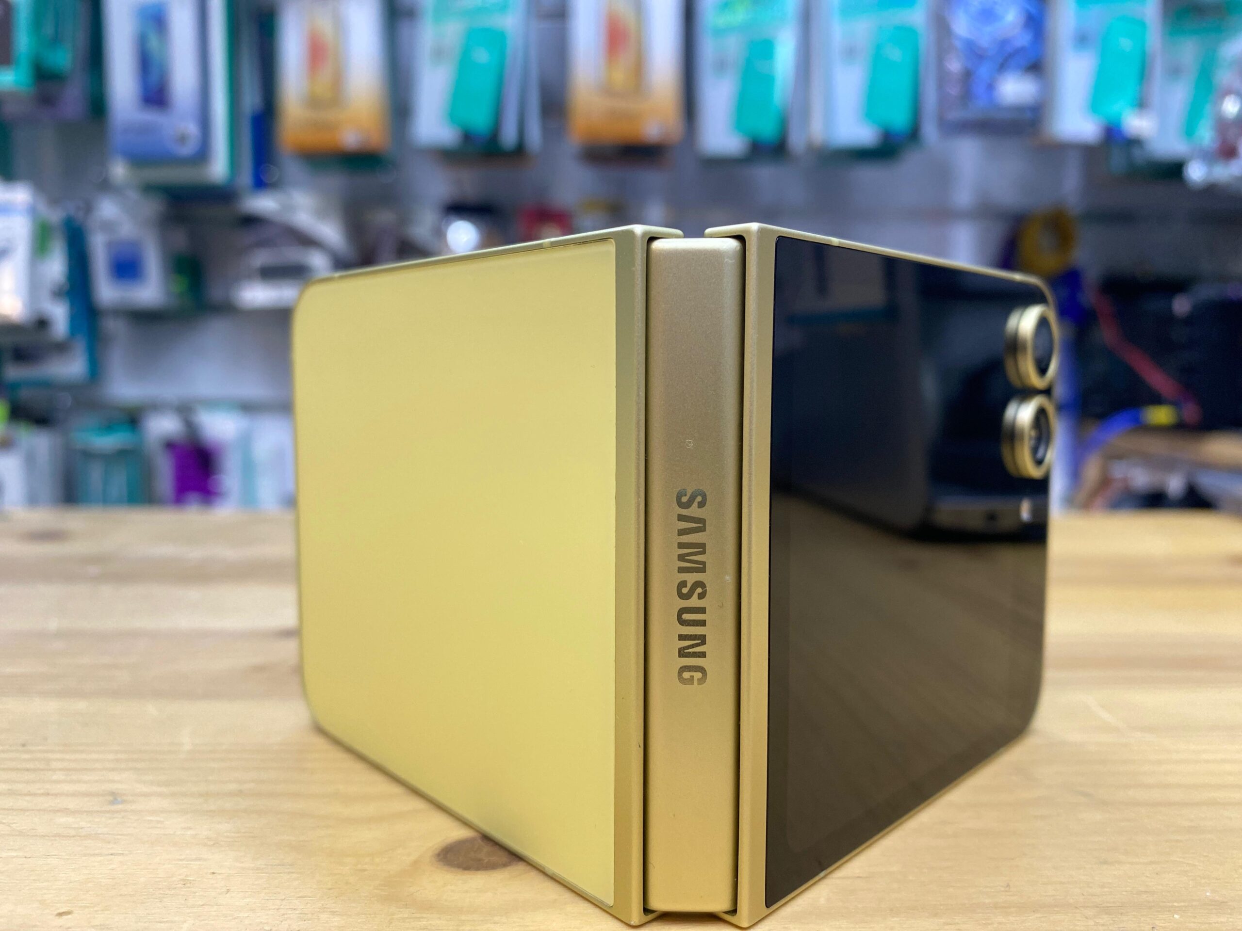 Samsung smartphone displaying sleek design and modern features